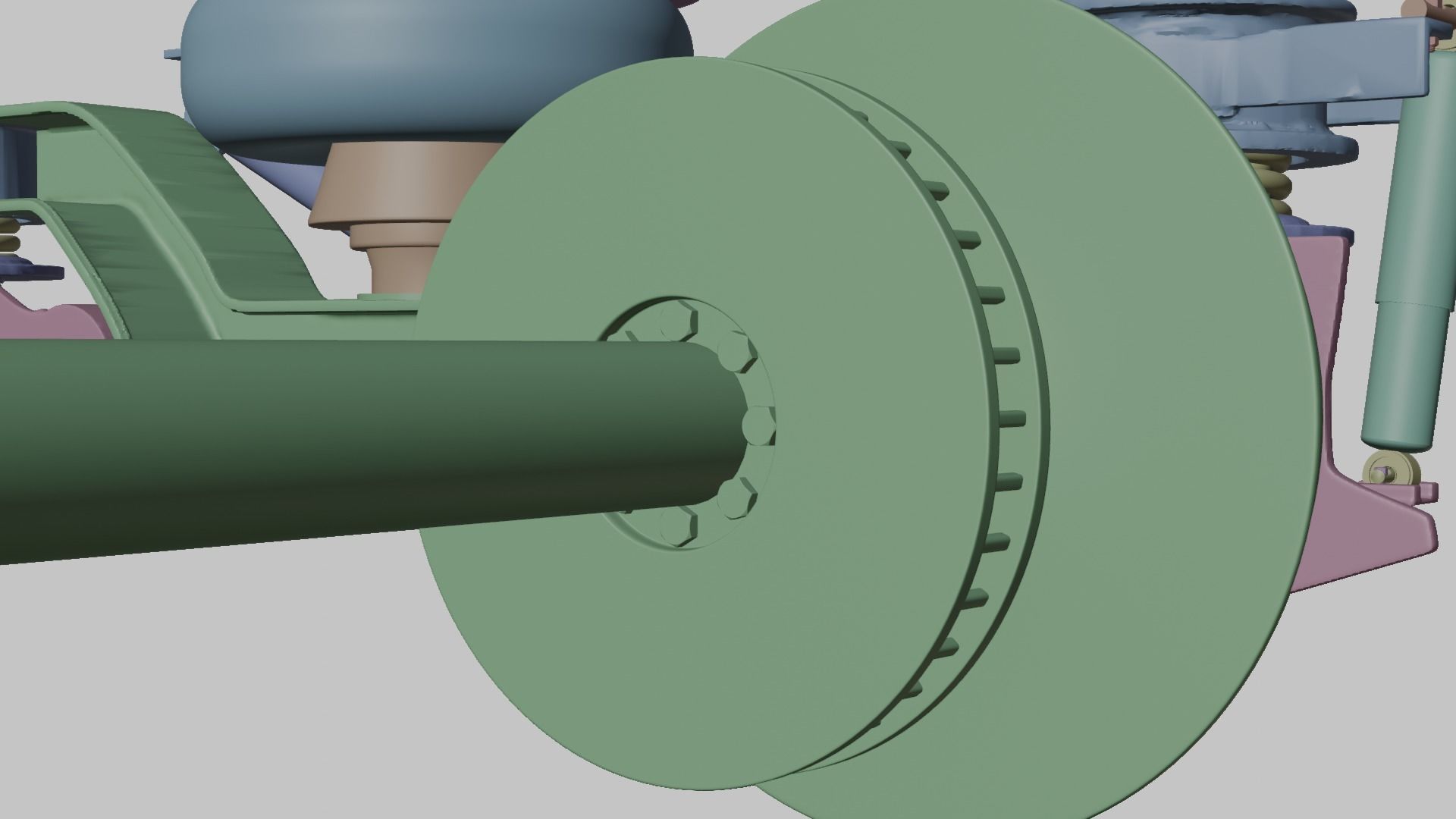 Train Bogie 3D model_12