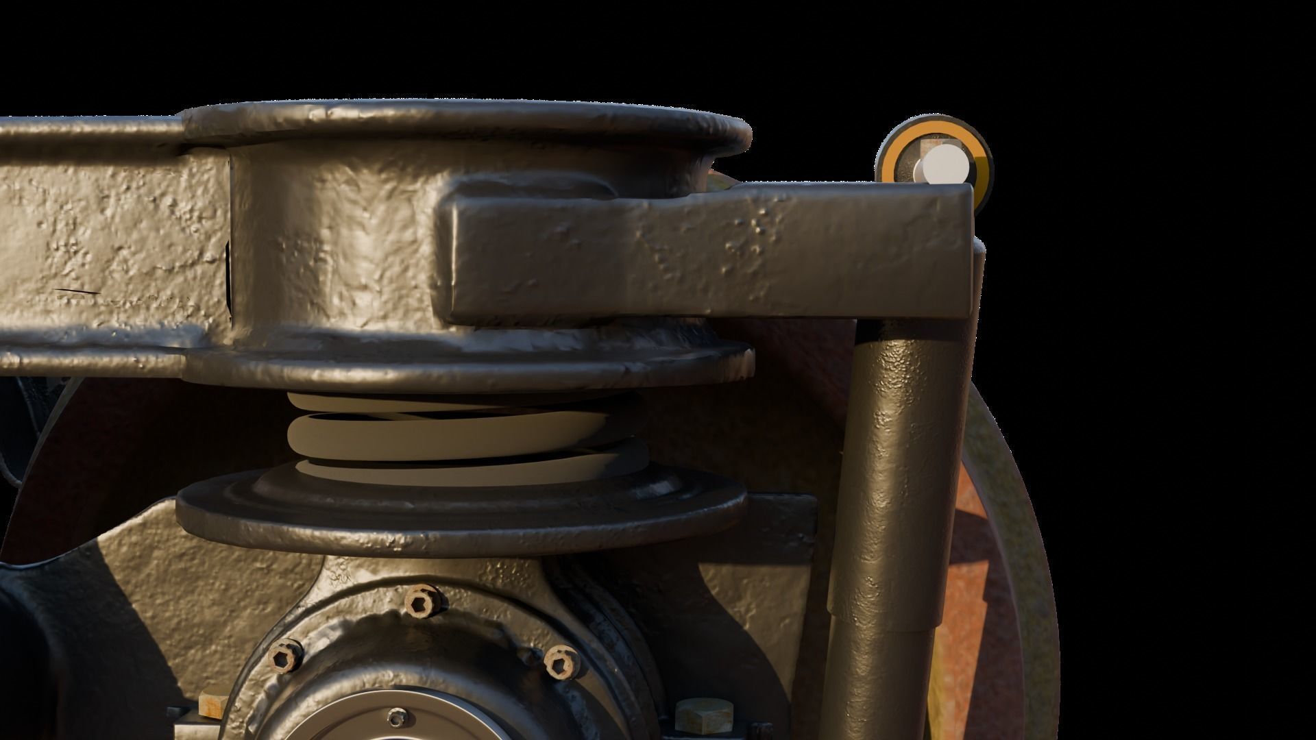 Train Bogie 3D model_5