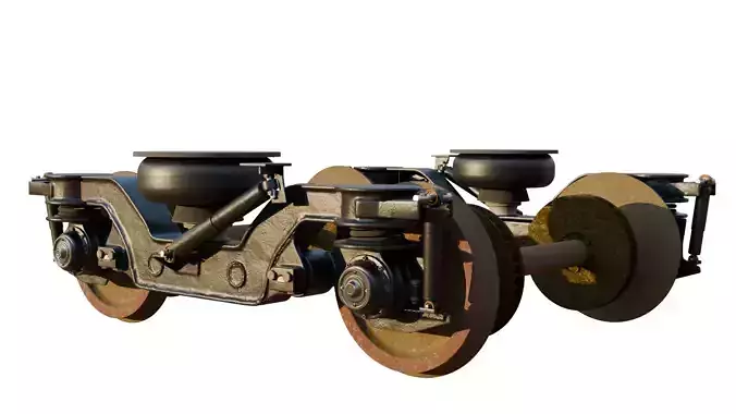 Train Bogie 3D model