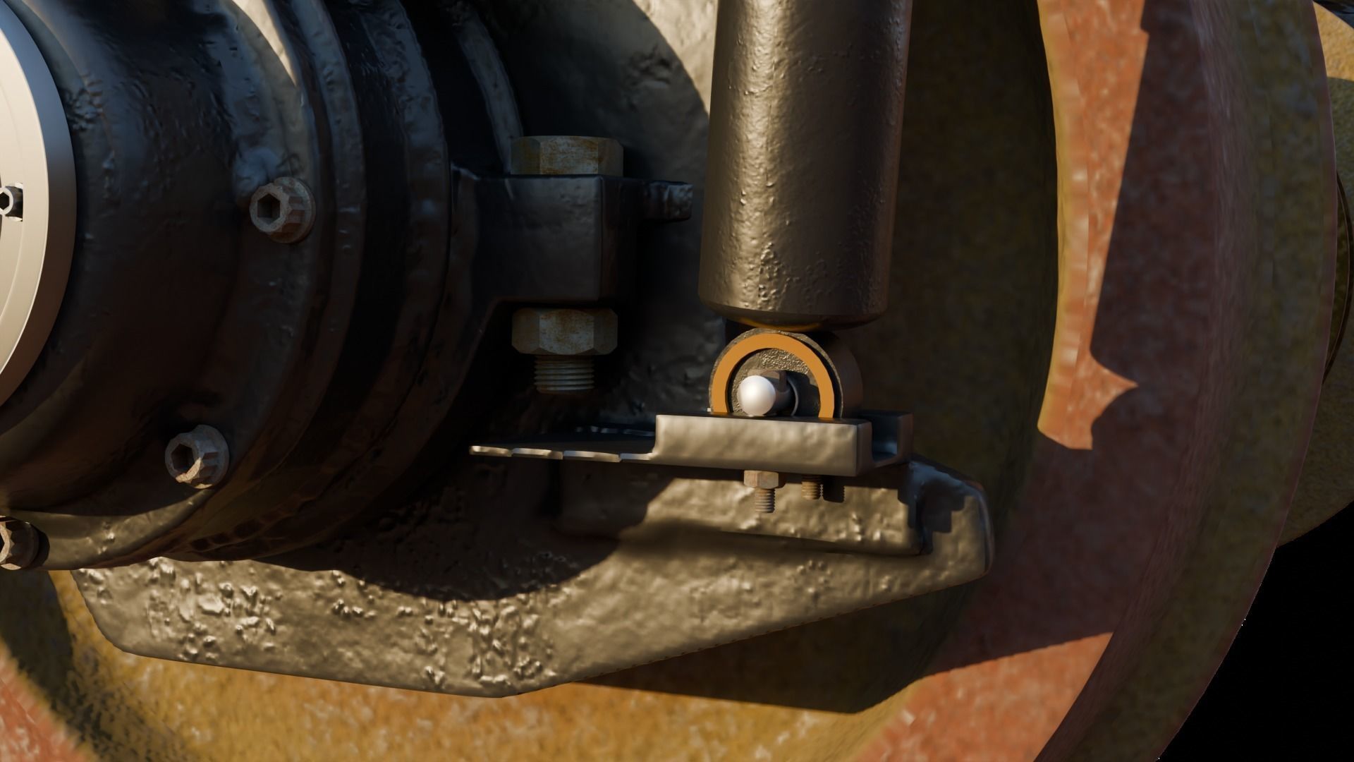 Train Bogie 3D model_8