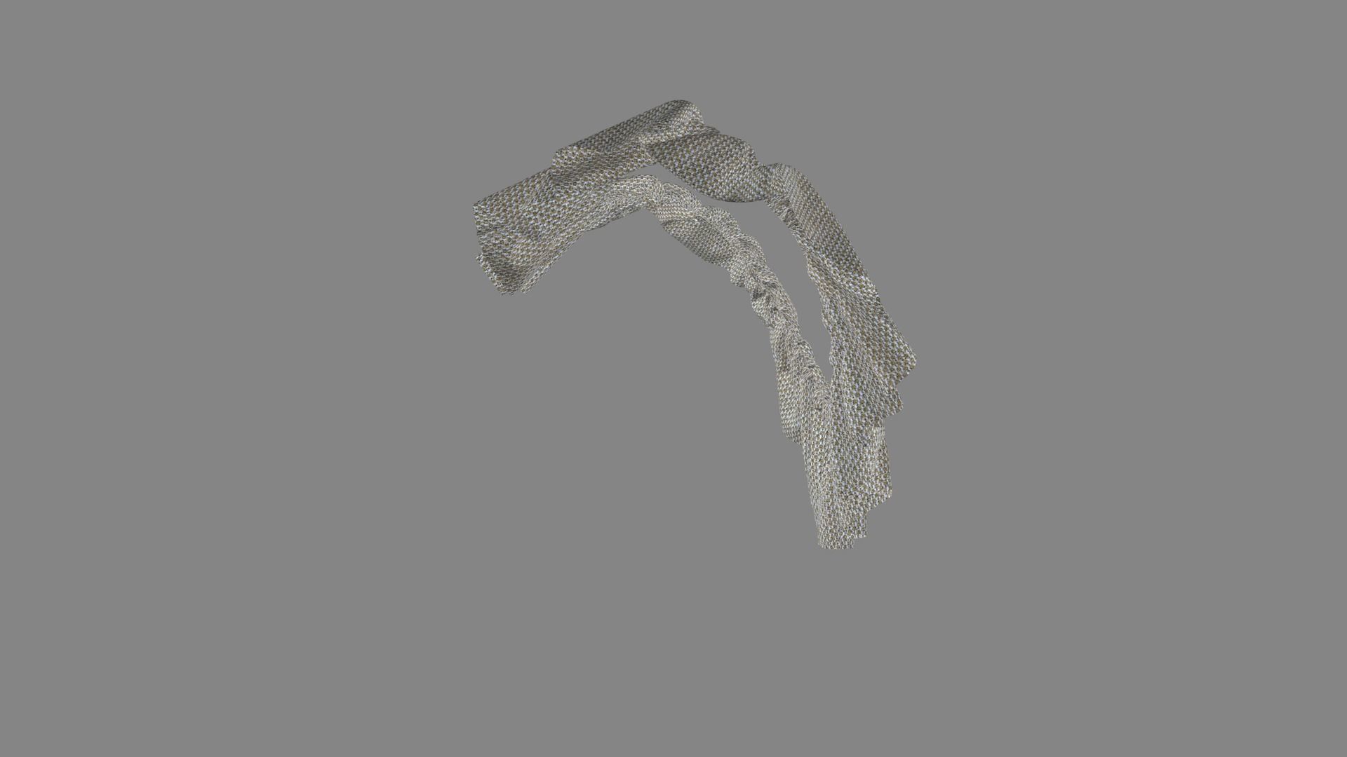 Dress collars scarves and necklaces decorated 3d models 3D model_5