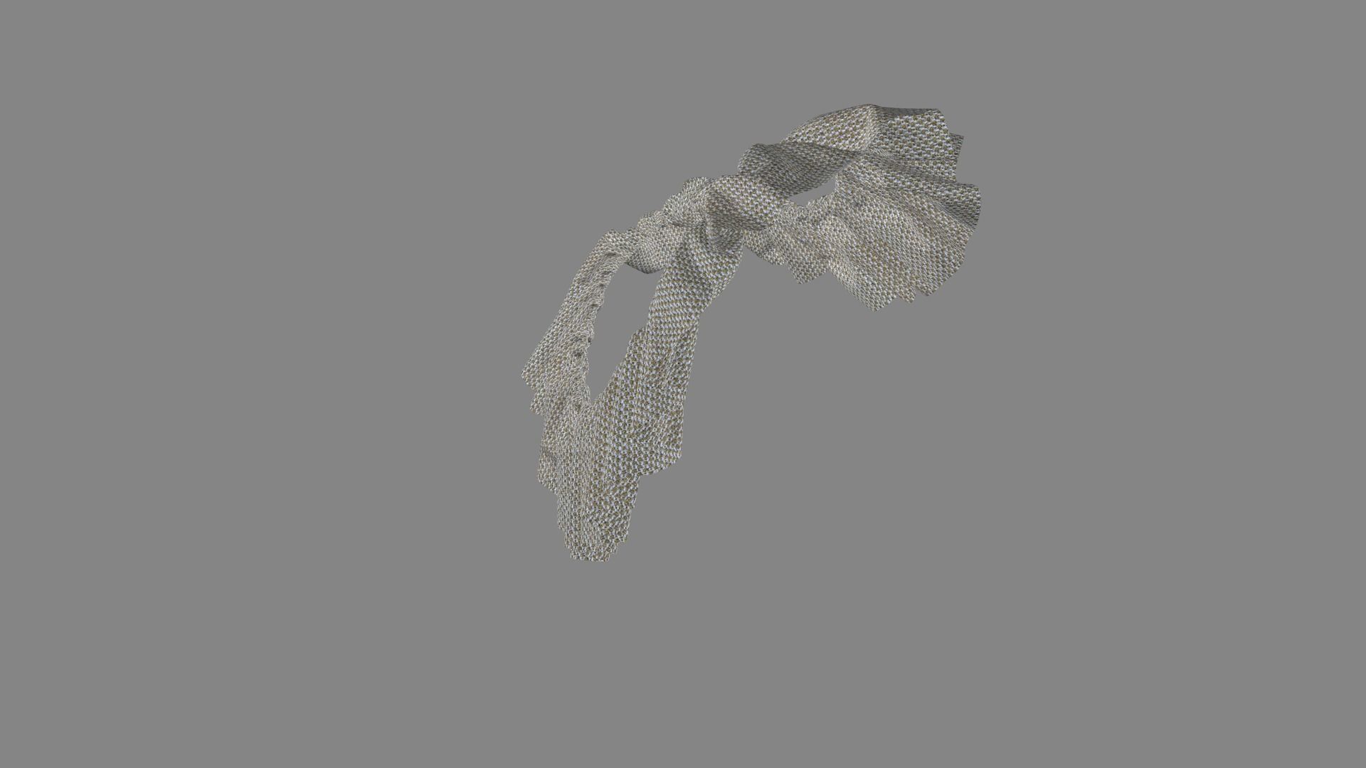 Dress collars scarves and necklaces decorated 3d models 3D model_2