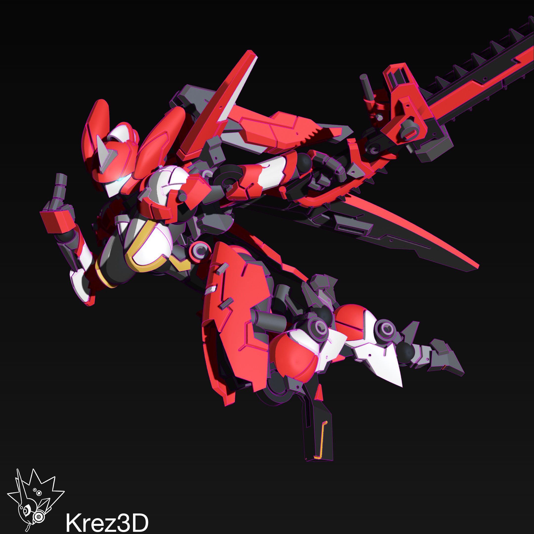 SA-7 Sunbird 3D print model_1