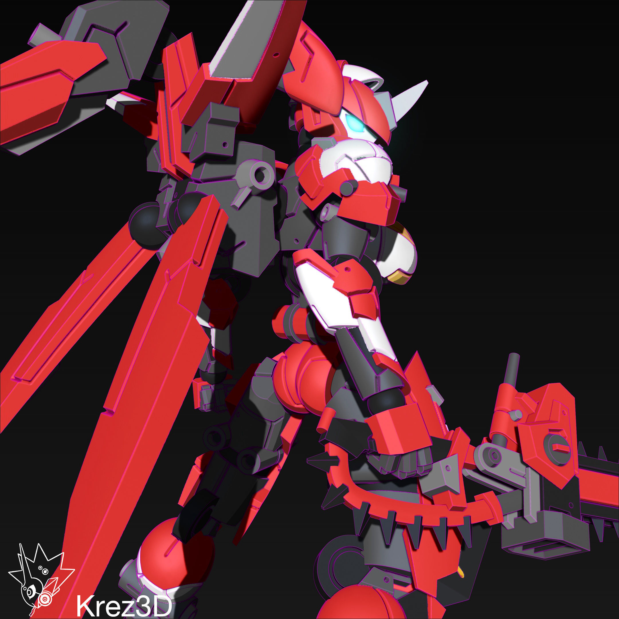 SA-7 Sunbird 3D print model_5