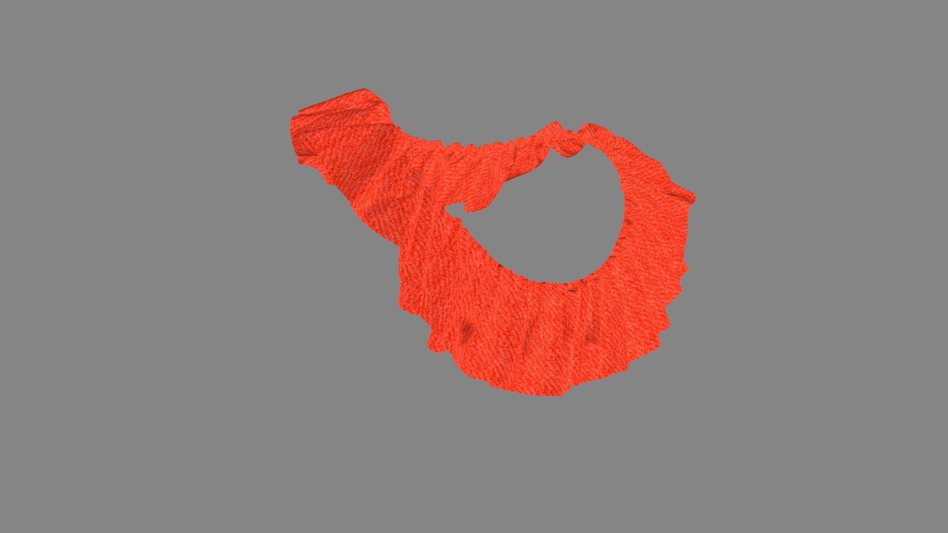 Dress collars scarves and necklaces decorated 3d models 3D model_6