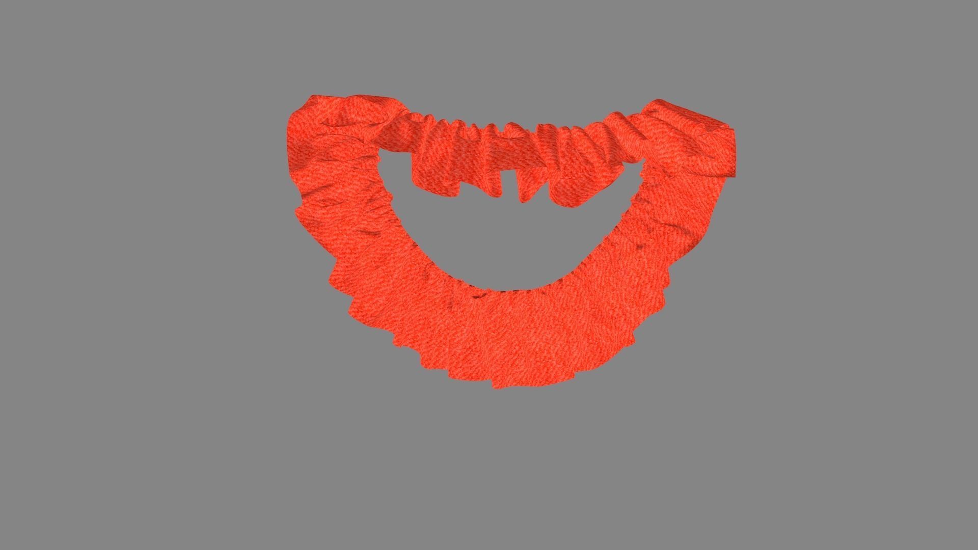 Dress collars scarves and necklaces decorated 3d models 3D model_4