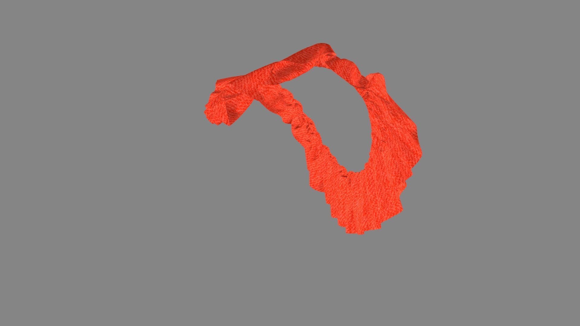 Dress collars scarves and necklaces decorated 3d models 3D model_5