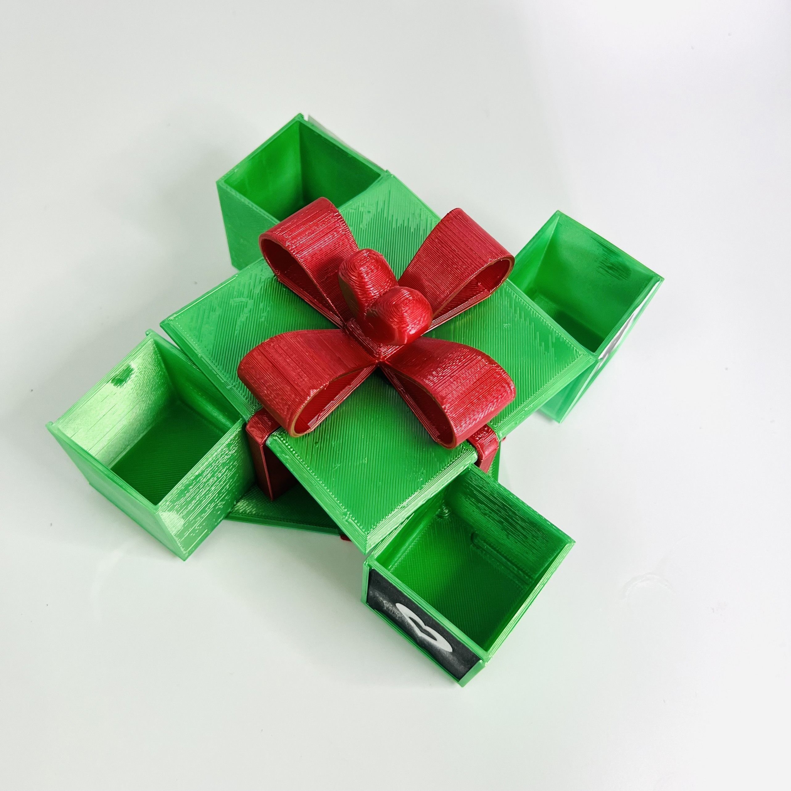 MECHANICAL ROTATING GIFT BOX - VALENTINE - CHRISTMAS BOX 3D print model_7