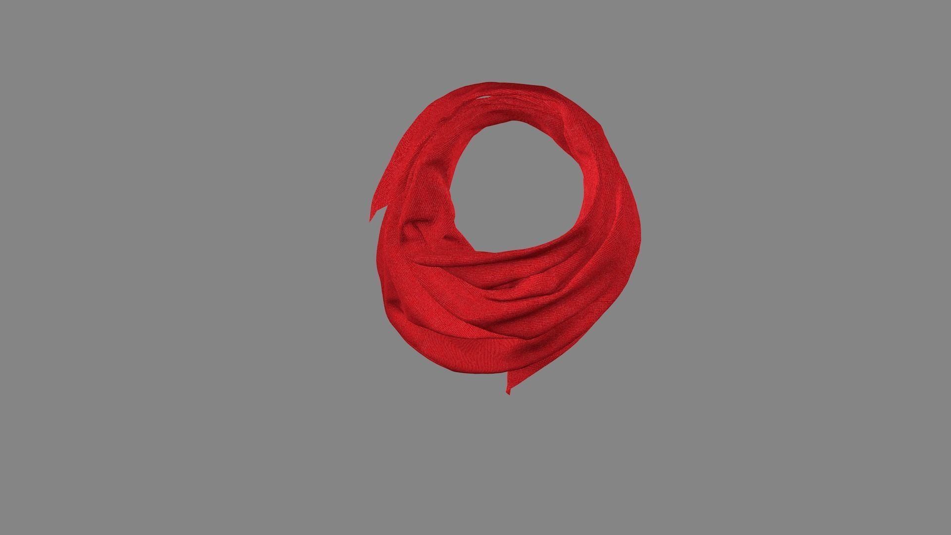Dress collars scarves and necklaces decorated 3d models 3D model_4