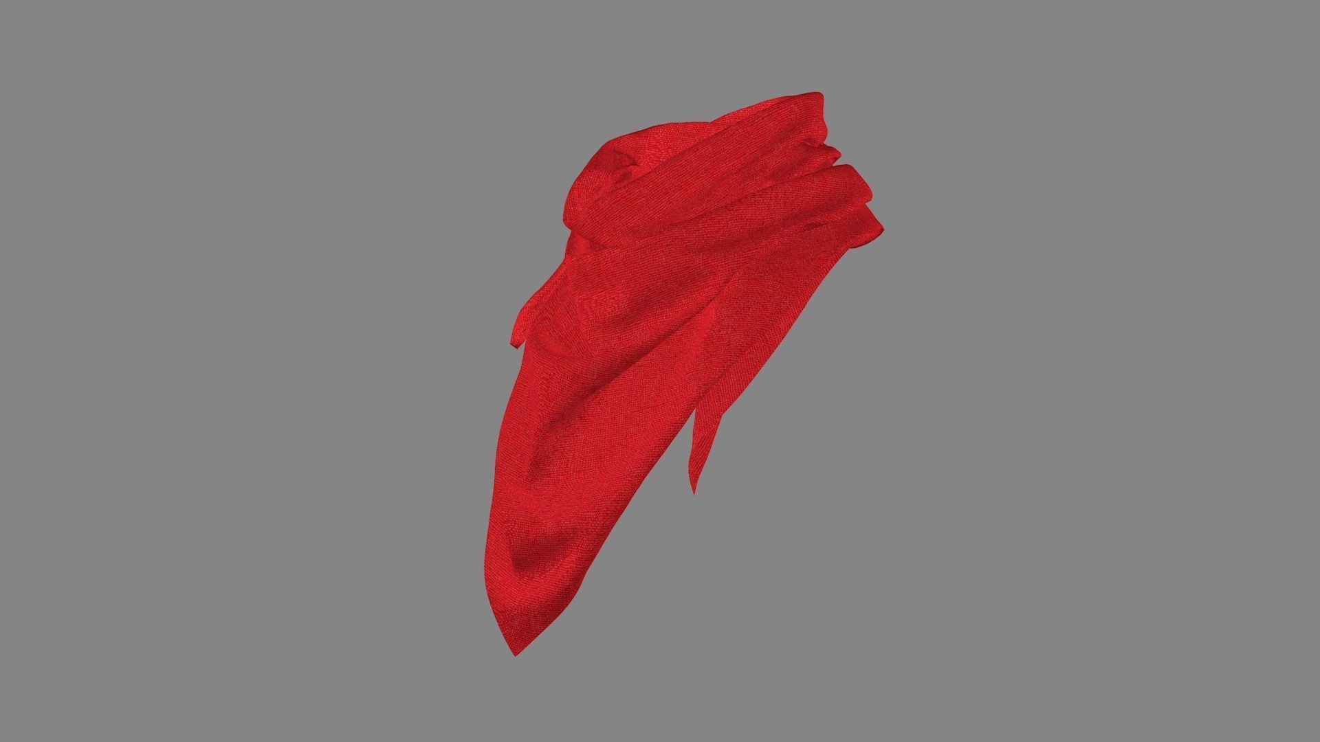 Dress collars scarves and necklaces decorated 3d models 3D model_3