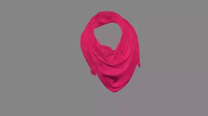 Dress collars scarves and necklaces decorated 3d models