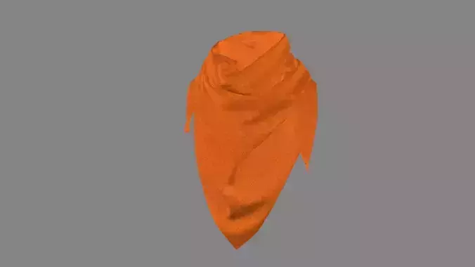 Dress collars scarves and necklaces decorated 3d models