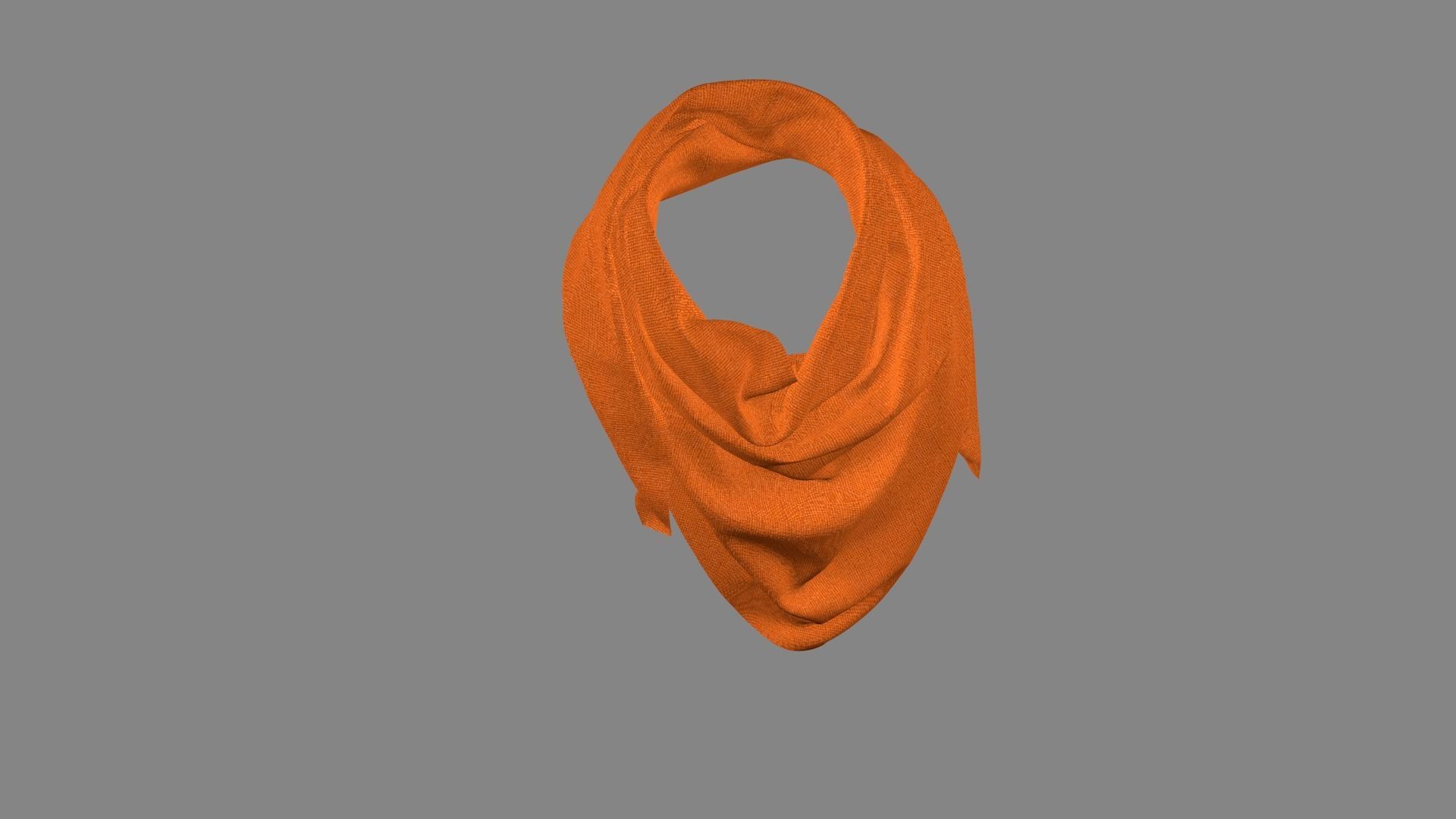 Dress collars scarves and necklaces decorated 3d models 3D model_6