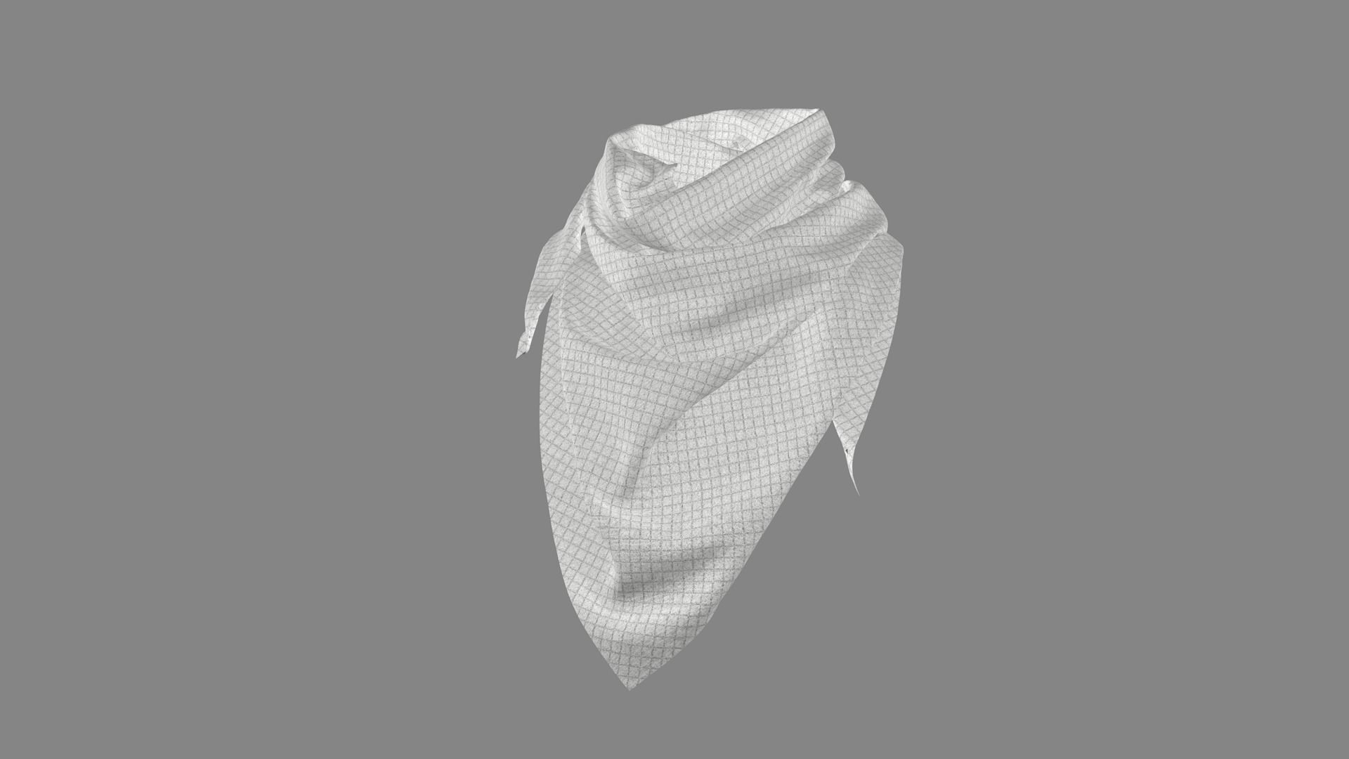 Dress collars scarves and necklaces decorated 3d models 3D model_3