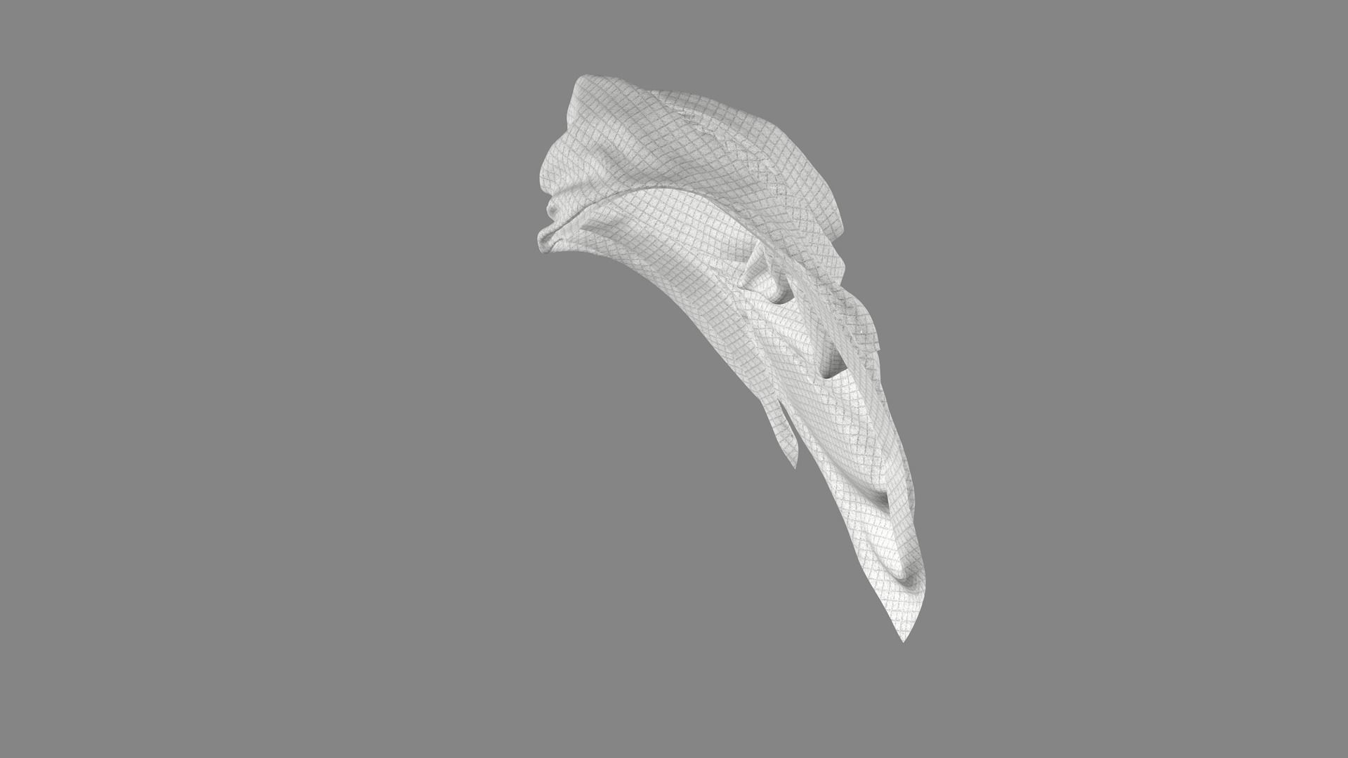 Dress collars scarves and necklaces decorated 3d models 3D model_6