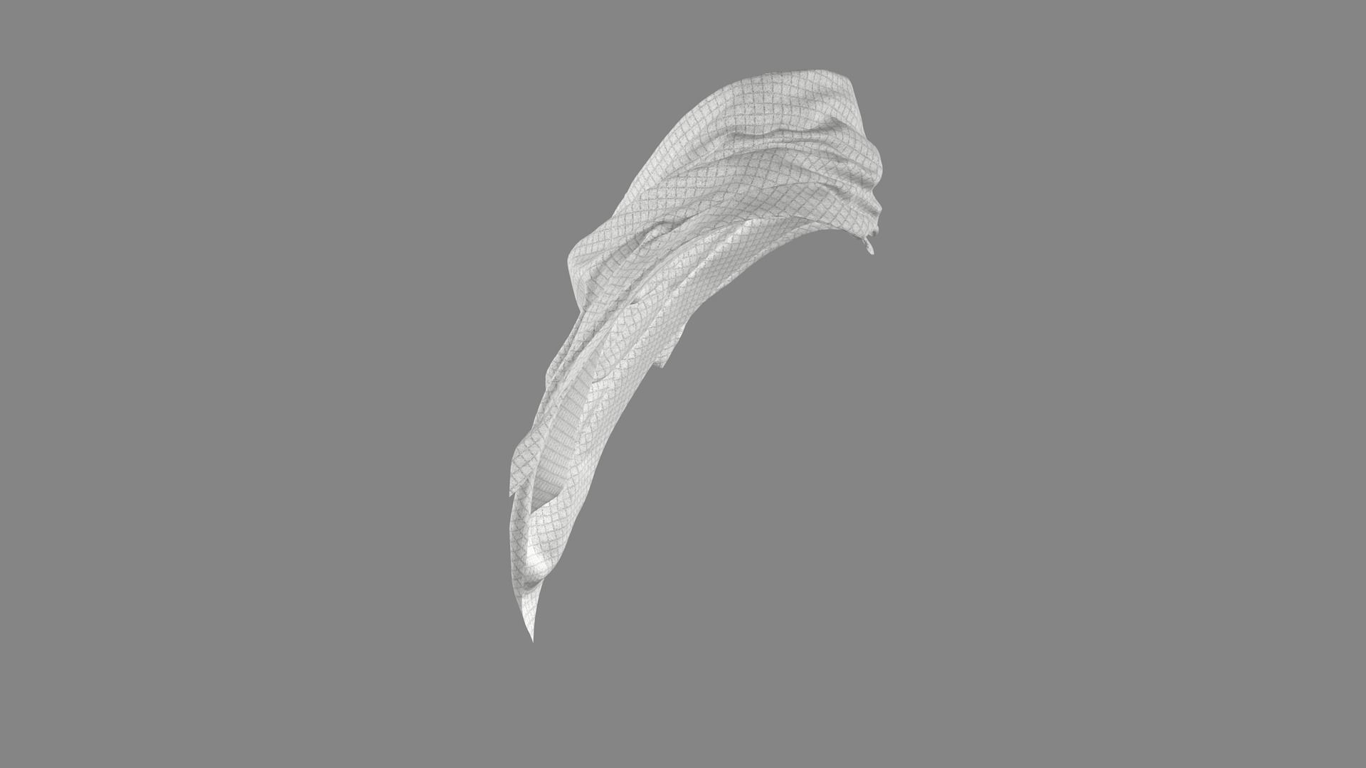 Dress collars scarves and necklaces decorated 3d models 3D model_4