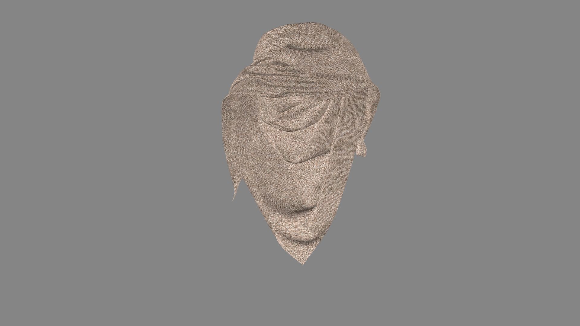 Dress collars scarves and necklaces decorated 3d models 3D model_4