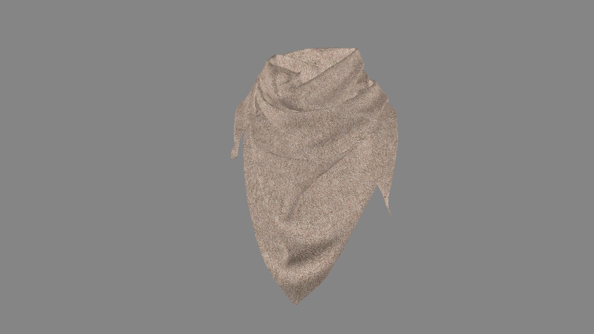 Dress collars scarves and necklaces decorated 3d models 3D model_2