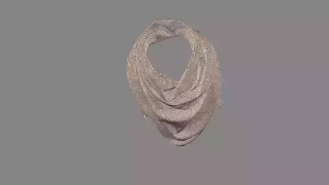 Dress collars scarves and necklaces decorated 3d models