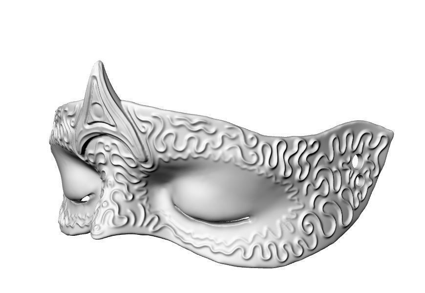 Dontas Meditation Mask Ready to print Meditation included 3D print model_3