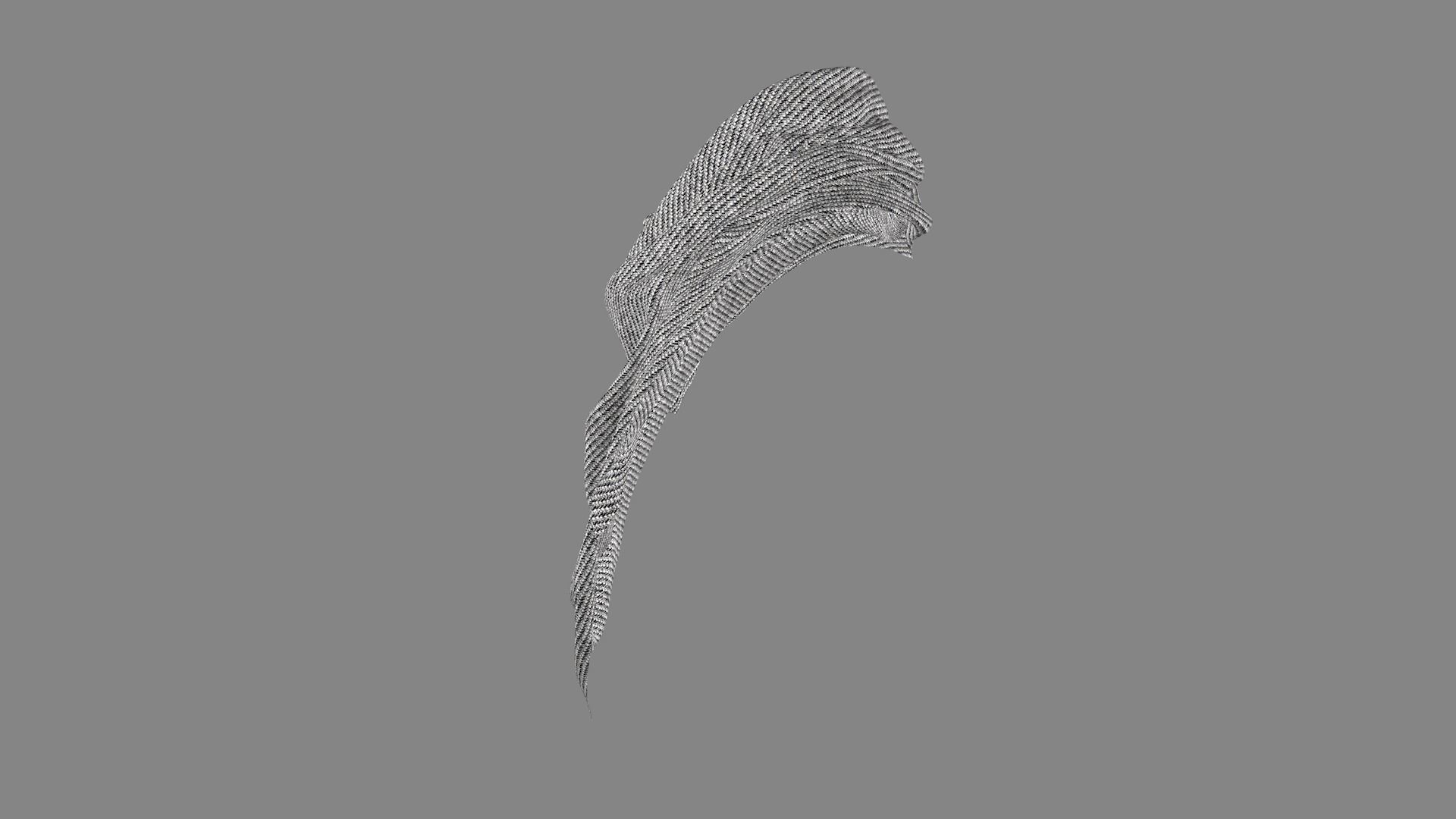 Dress collars scarves and necklaces decorated 3d models 3D model_3