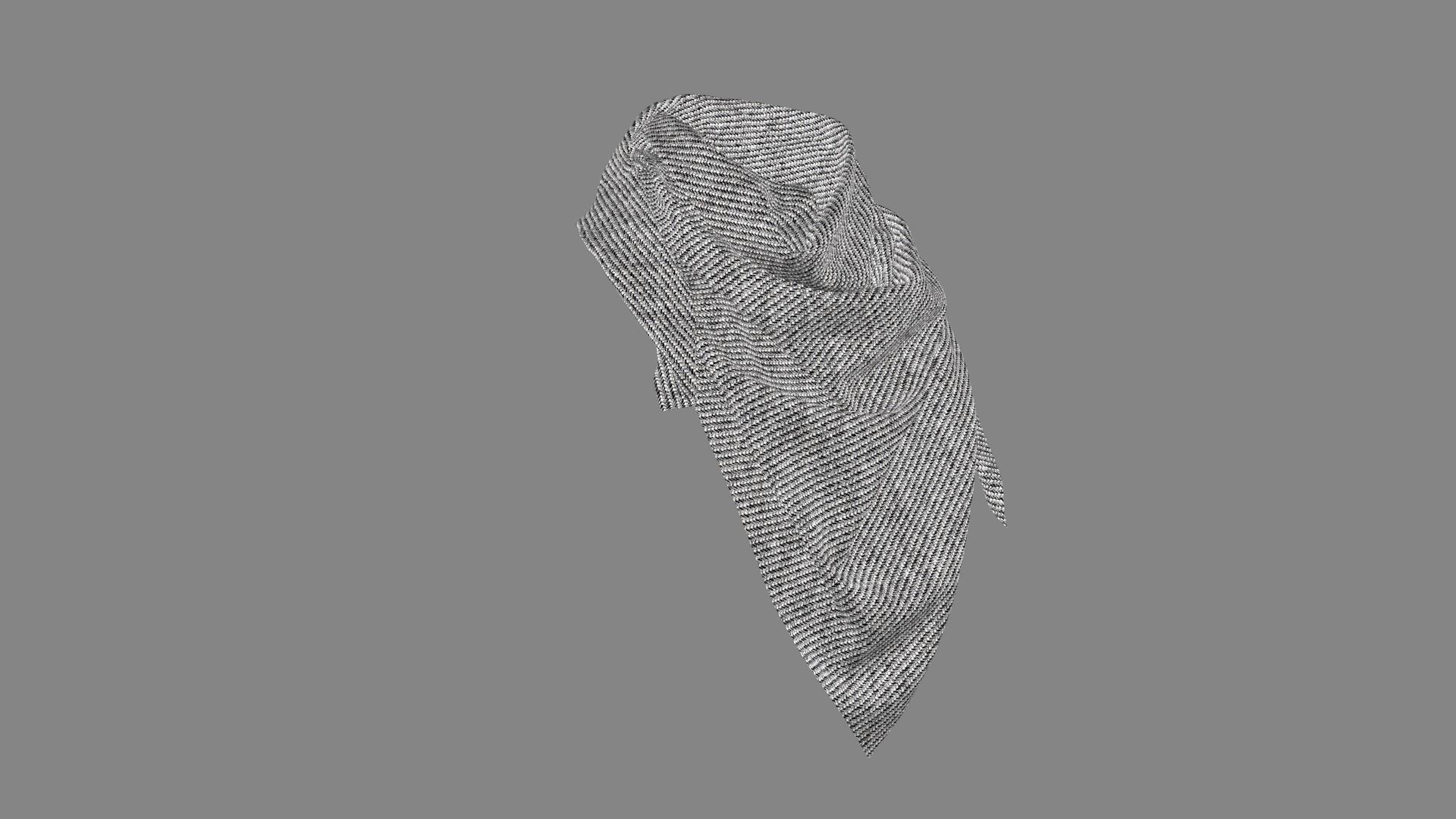 Dress collars scarves and necklaces decorated 3d models 3D model_6