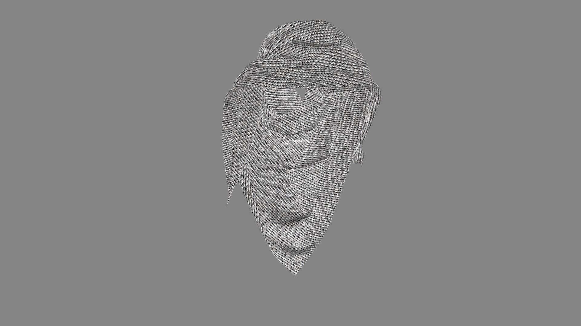 Dress collars scarves and necklaces decorated 3d models 3D model_4