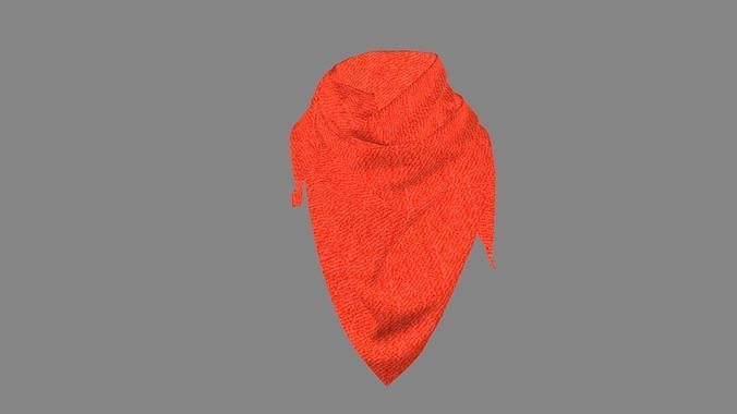 Dress collars scarves and necklaces decorated 3d models 3D model