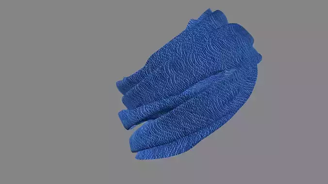 Dress collars scarves and necklaces decorated 3d models