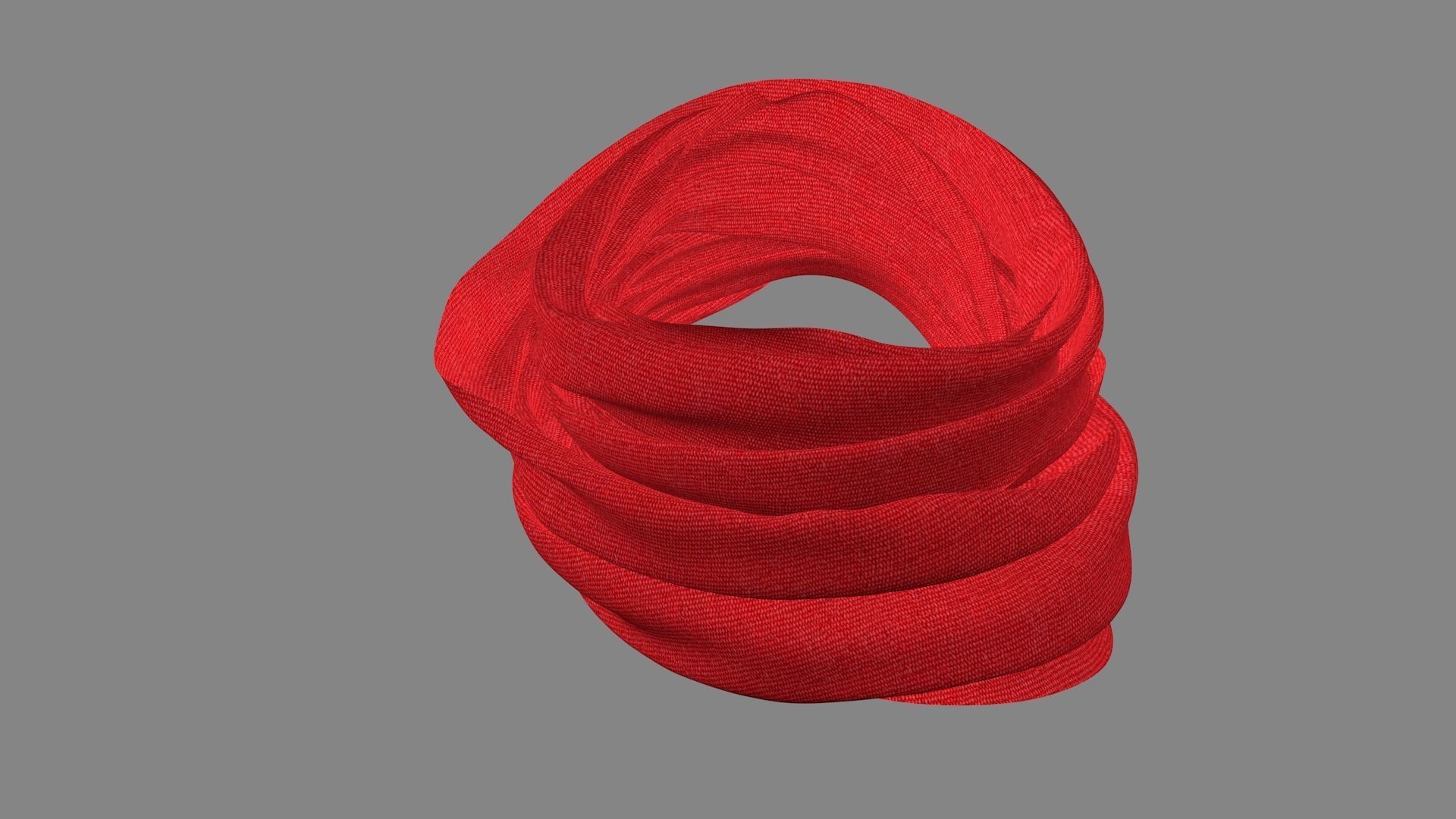 Dress collars scarves and necklaces decorated 3d models 3D model_5