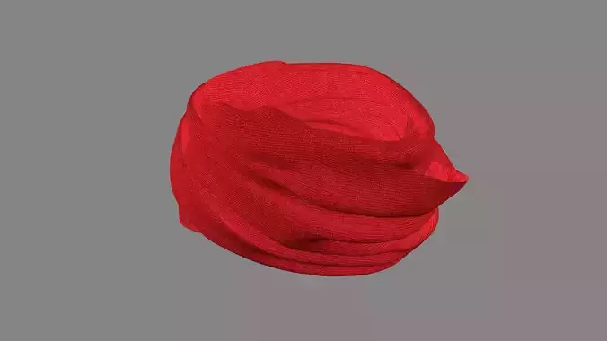 Dress collars scarves and necklaces decorated 3d models