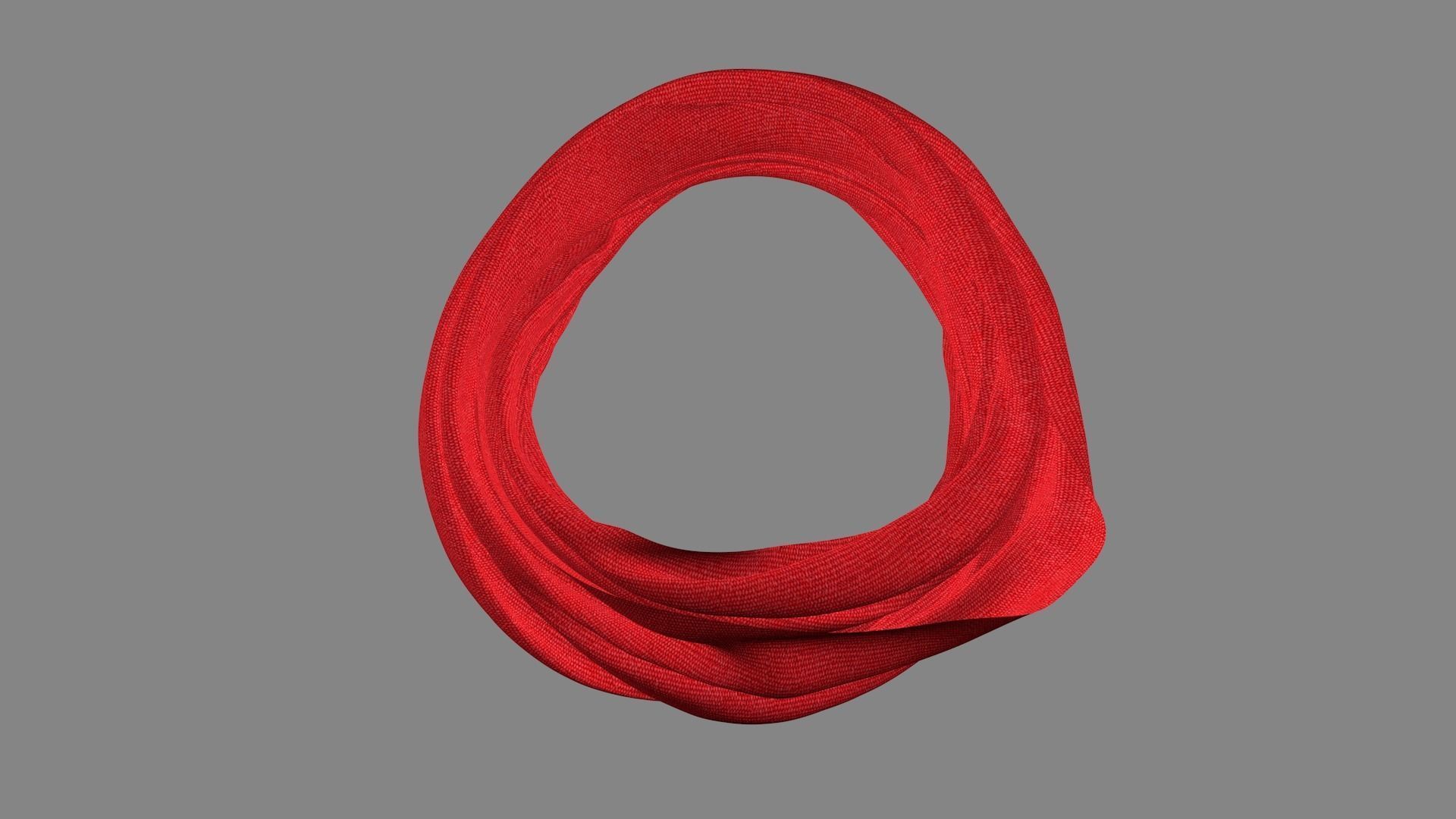 Dress collars scarves and necklaces decorated 3d models 3D model_2
