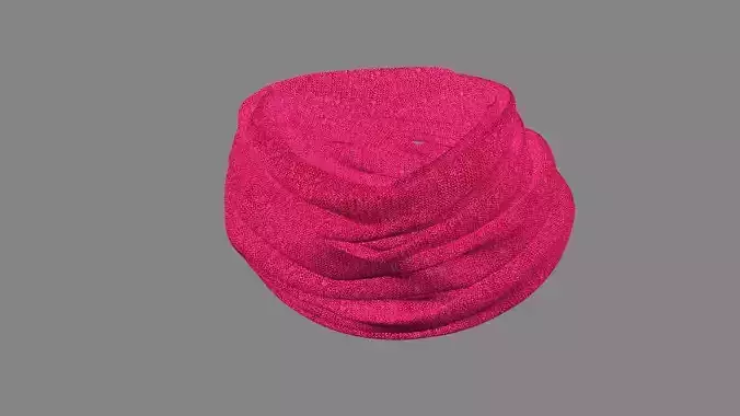 Dress collars scarves and necklaces decorated 3d models