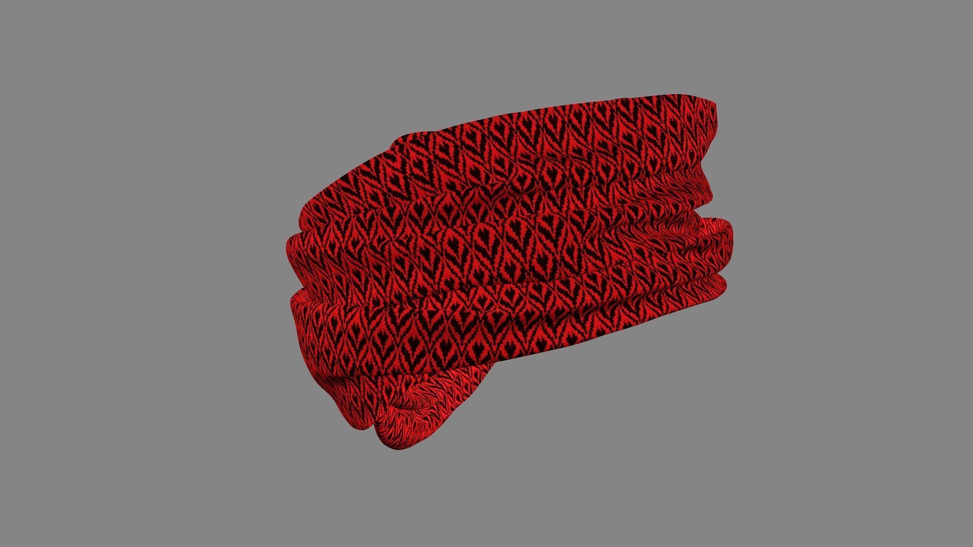 Dress collars scarves and necklaces decorated 3d models 3D model_5