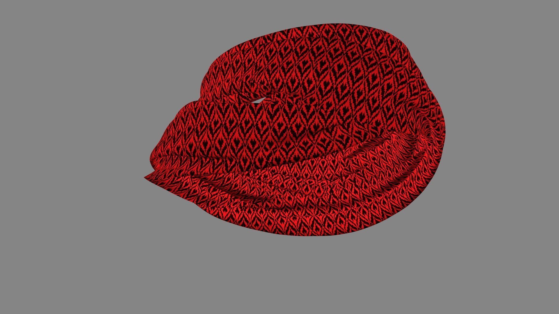 Dress collars scarves and necklaces decorated 3d models 3D model_3