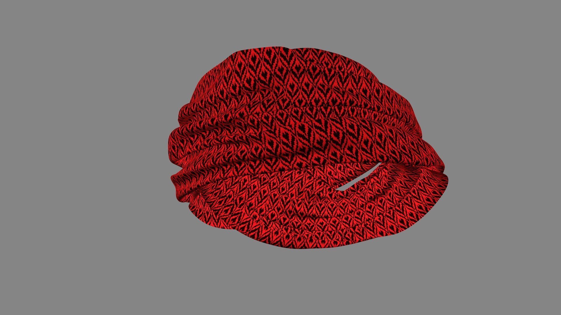 Dress collars scarves and necklaces decorated 3d models 3D model_6