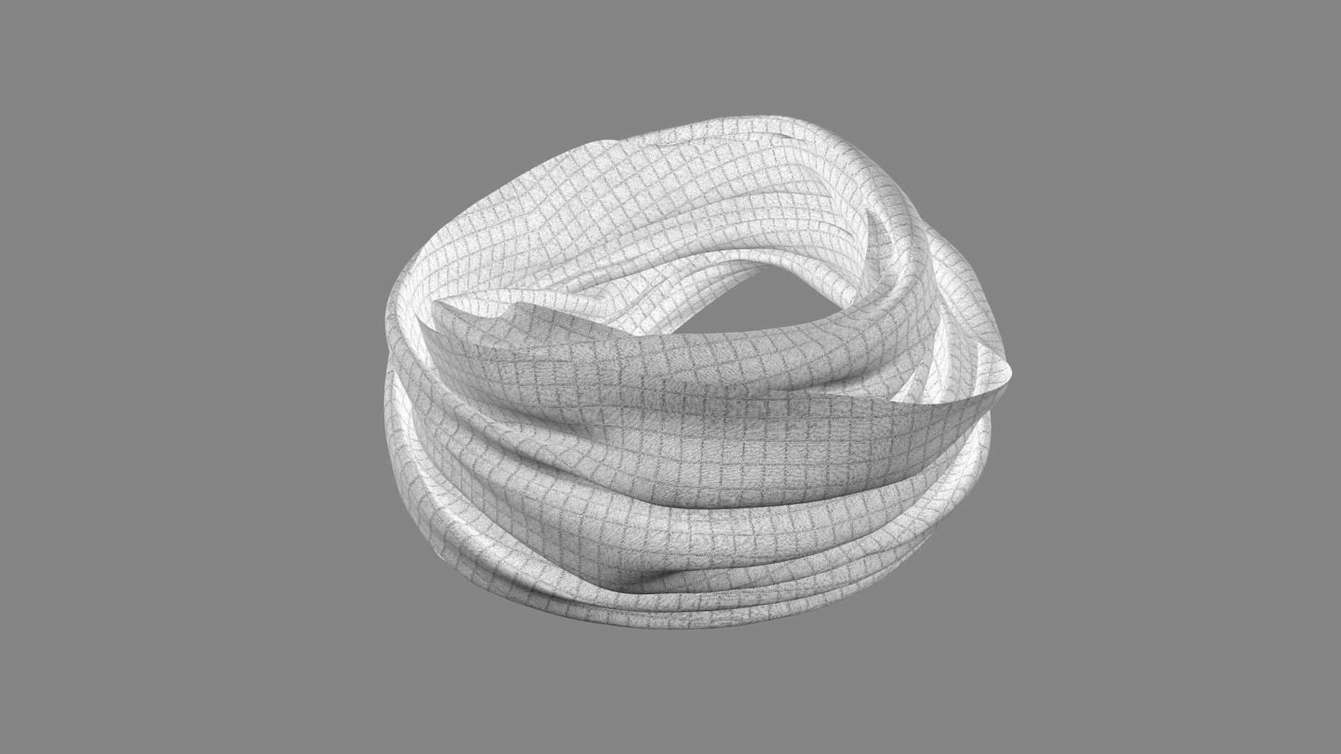 Dress collars scarves and necklaces decorated 3d models 3D model_5