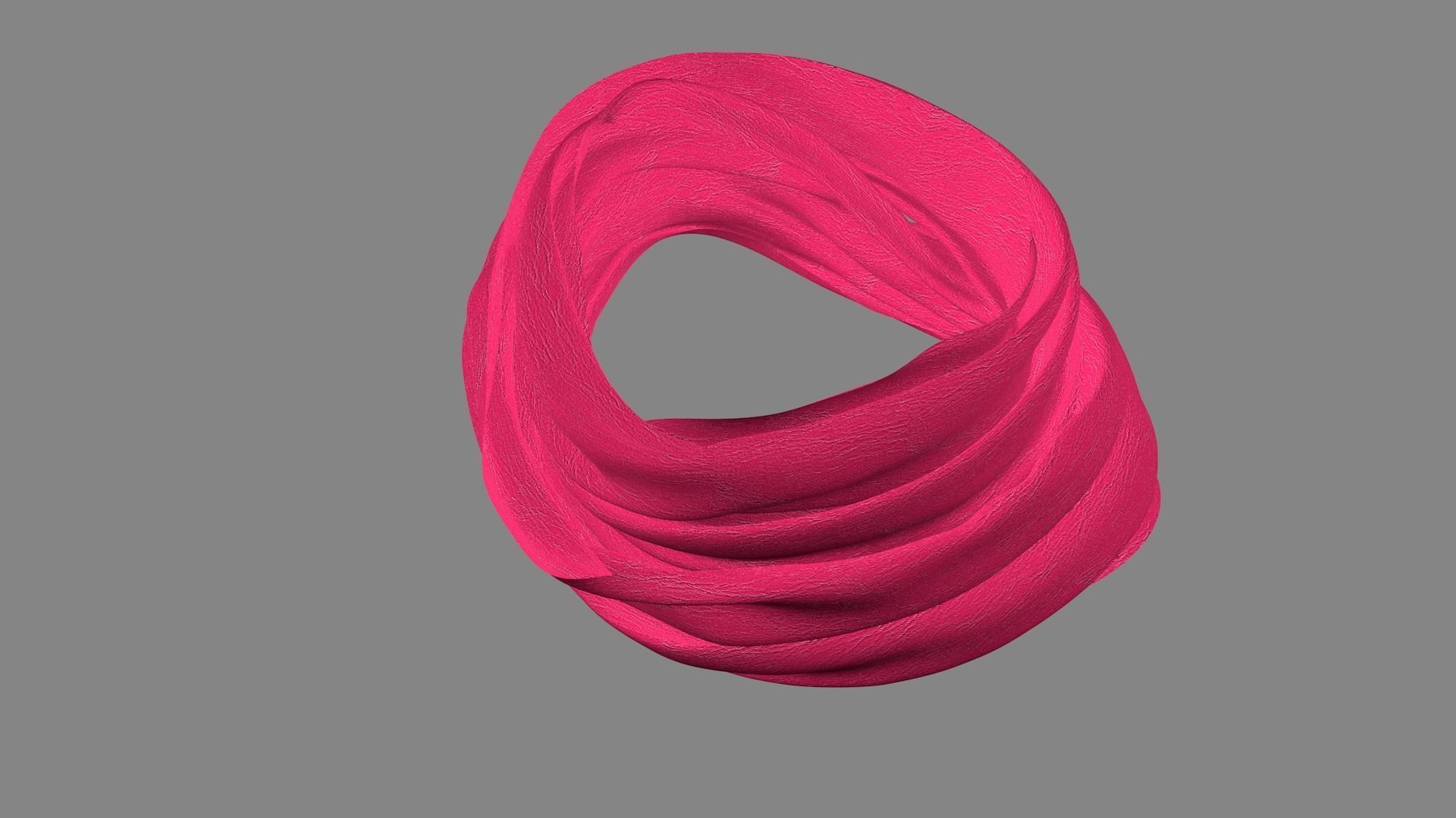 Dress collars scarves and necklaces decorated 3d models 3D model_3