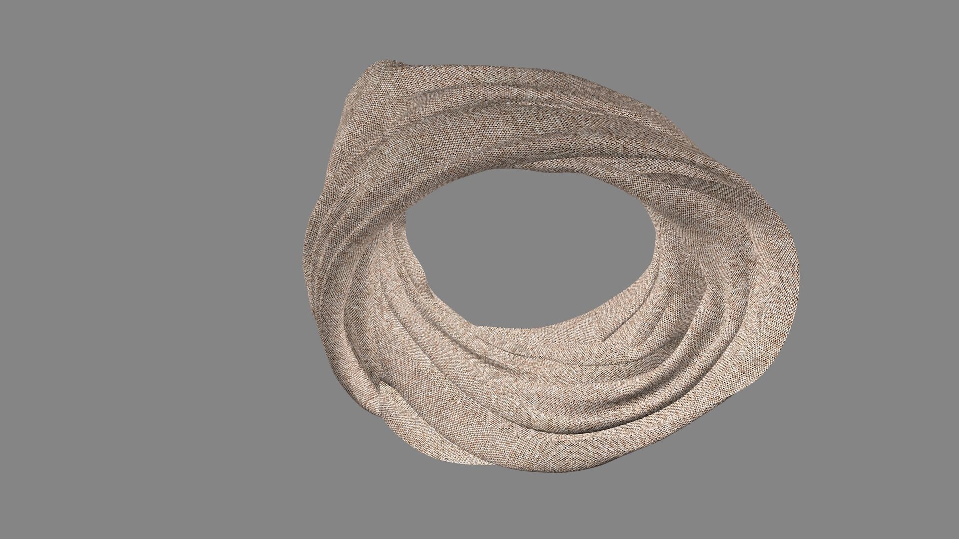 Dress collars scarves and necklaces decorated 3d models 3D model_6