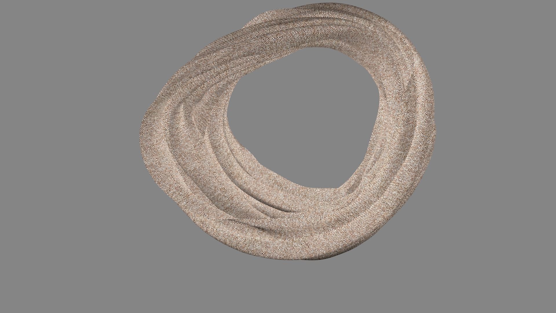 Dress collars scarves and necklaces decorated 3d models 3D model_3