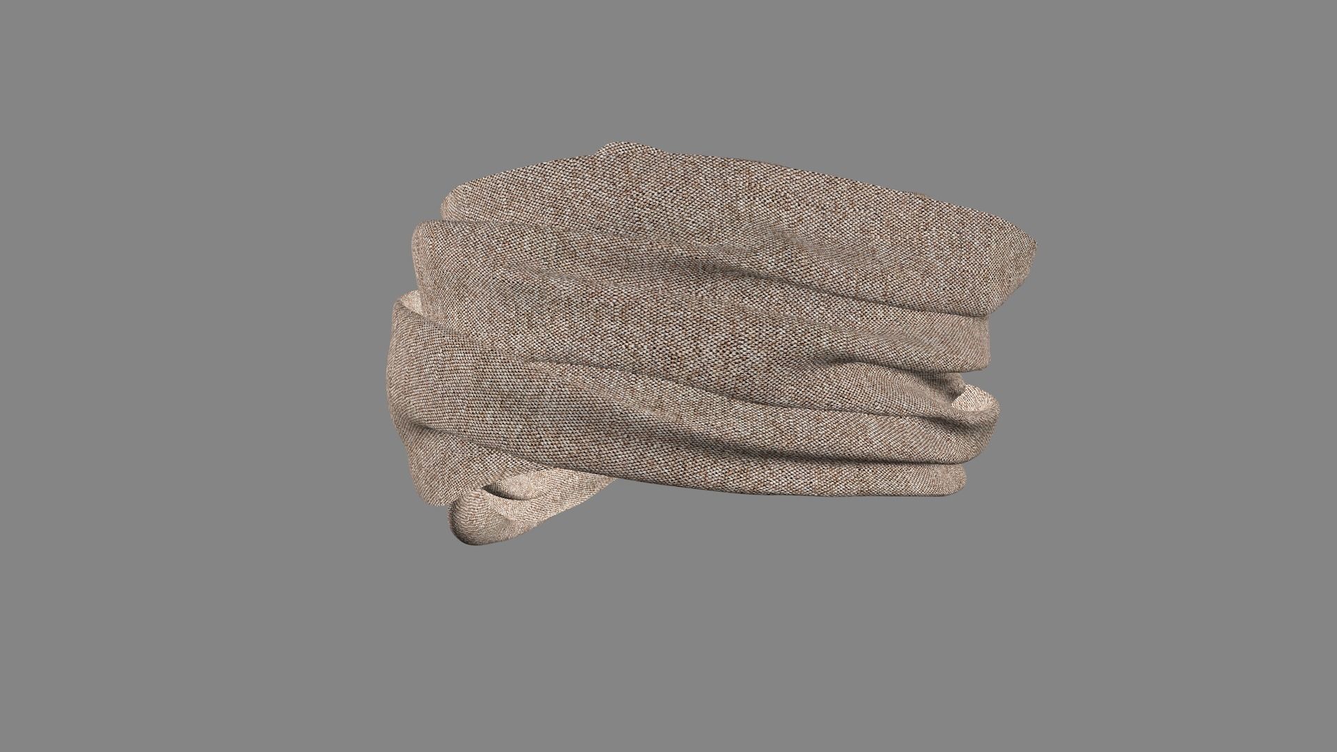 Dress collars scarves and necklaces decorated 3d models 3D model_4