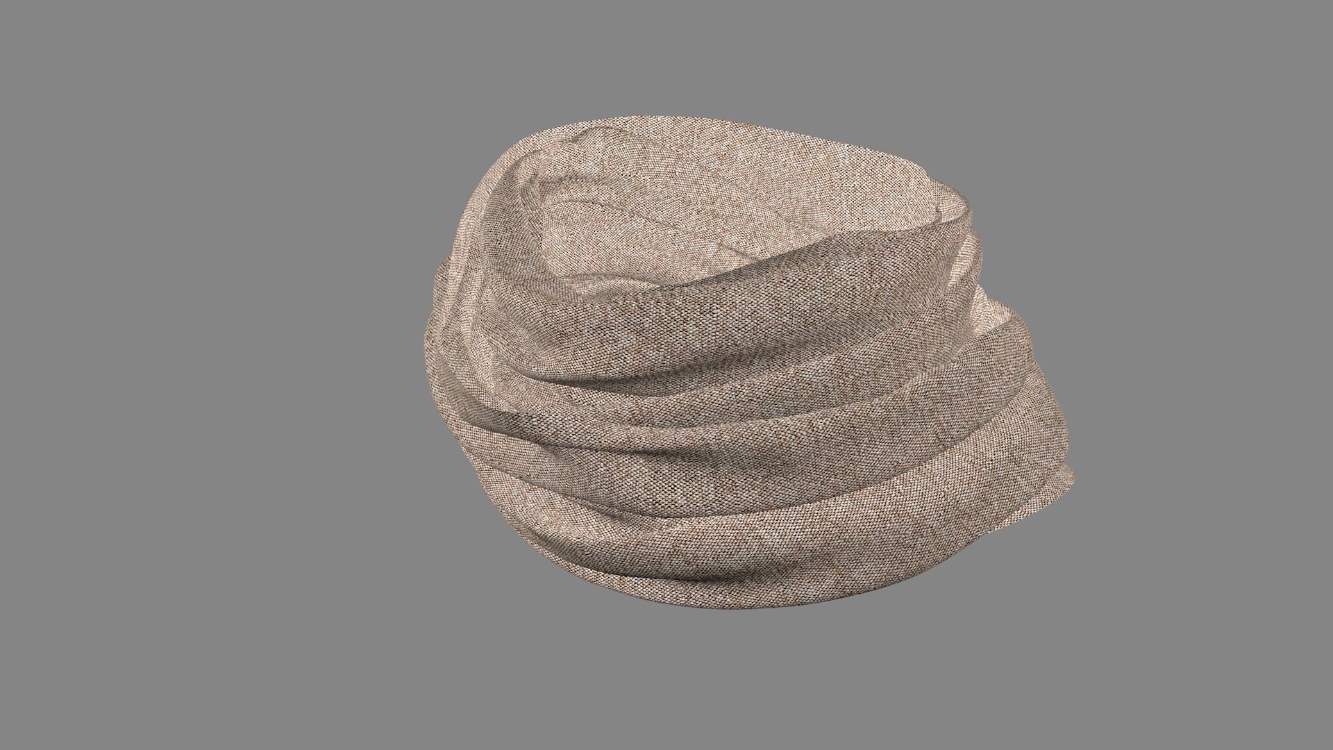 Dress collars scarves and necklaces decorated 3d models 3D model_5