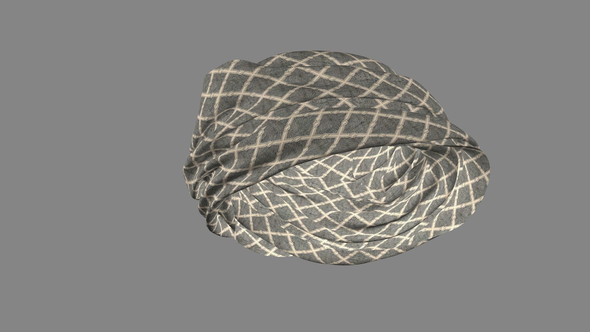 Dress collars scarves and necklaces decorated 3d models 3D model_6