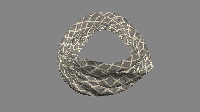 Dress collars scarves and necklaces decorated 3d models 3D model