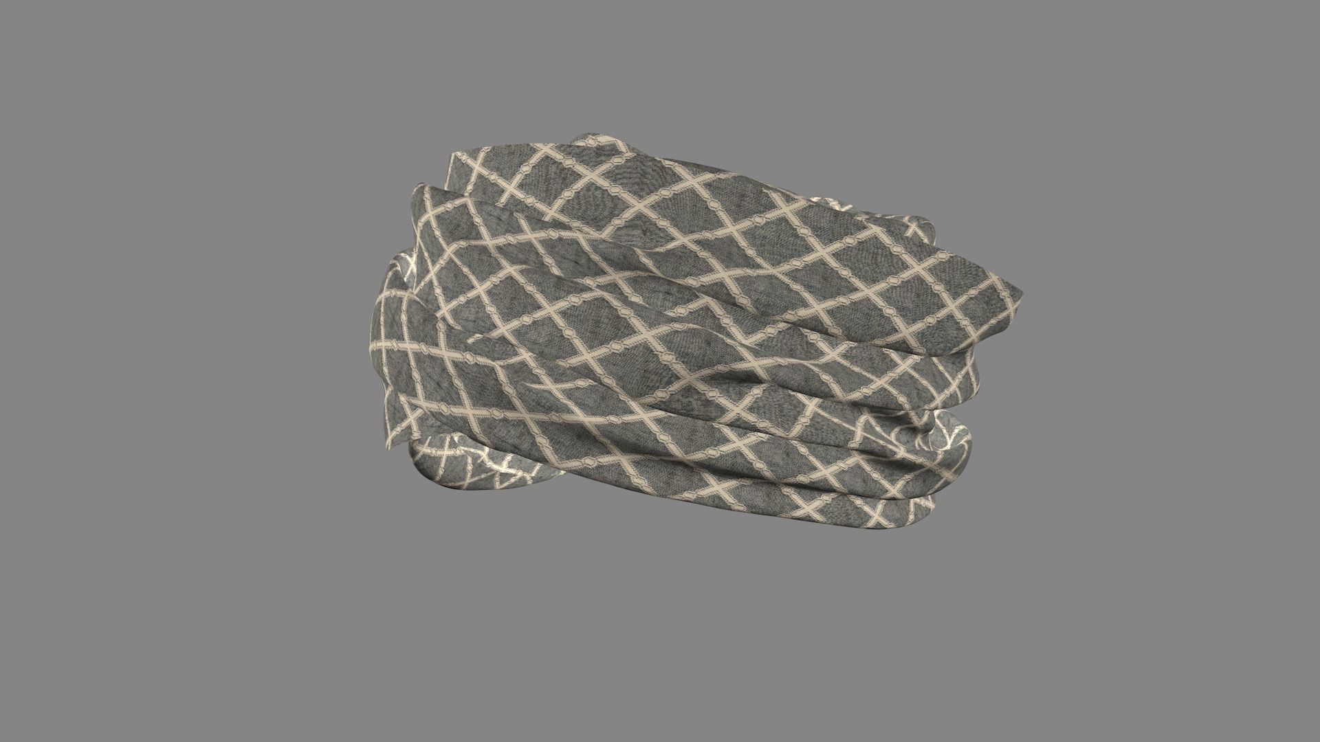 Dress collars scarves and necklaces decorated 3d models 3D model_2