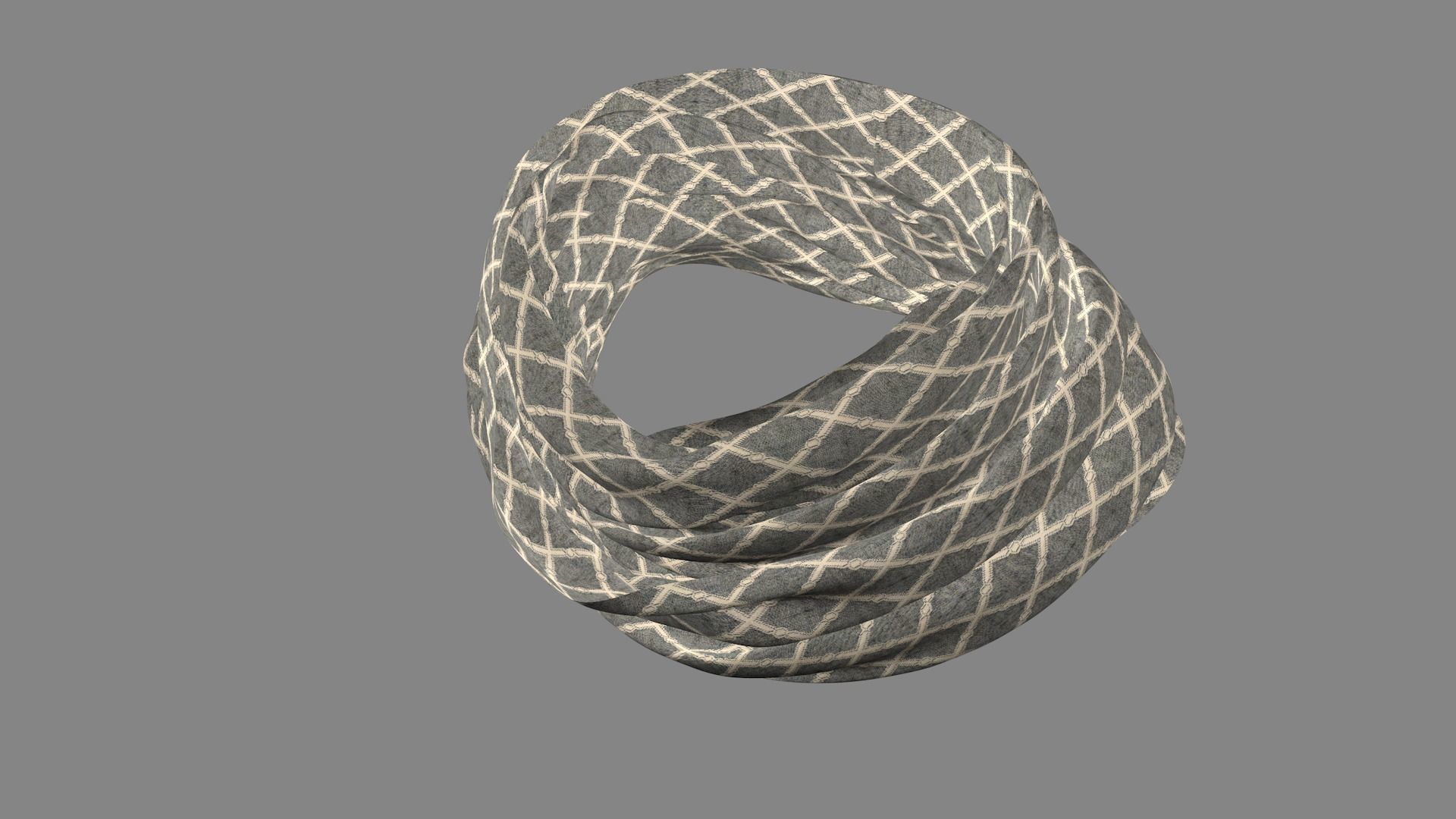 Dress collars scarves and necklaces decorated 3d models 3D model_5