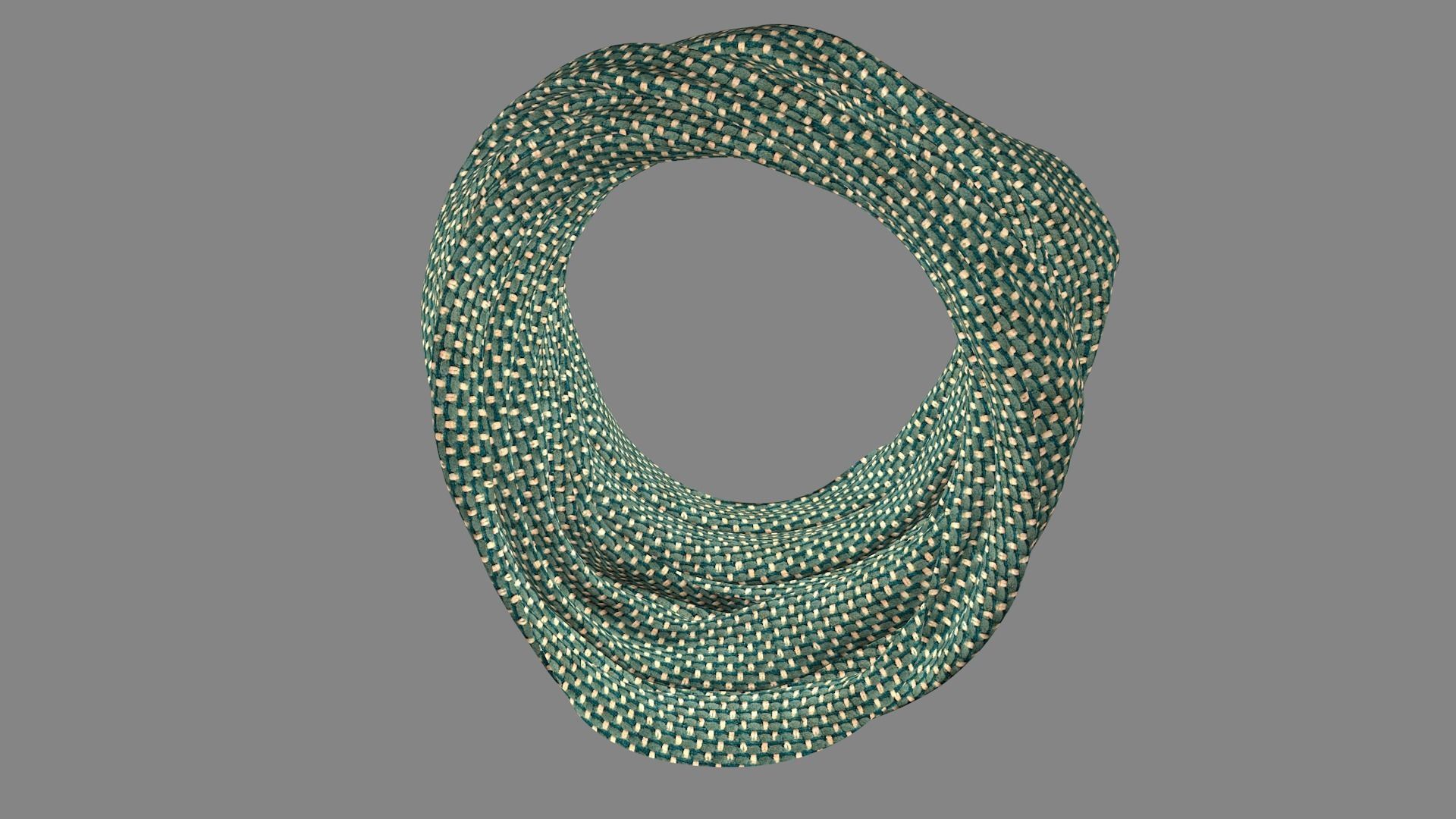 Dress collars scarves and necklaces decorated 3d models 3D model_2