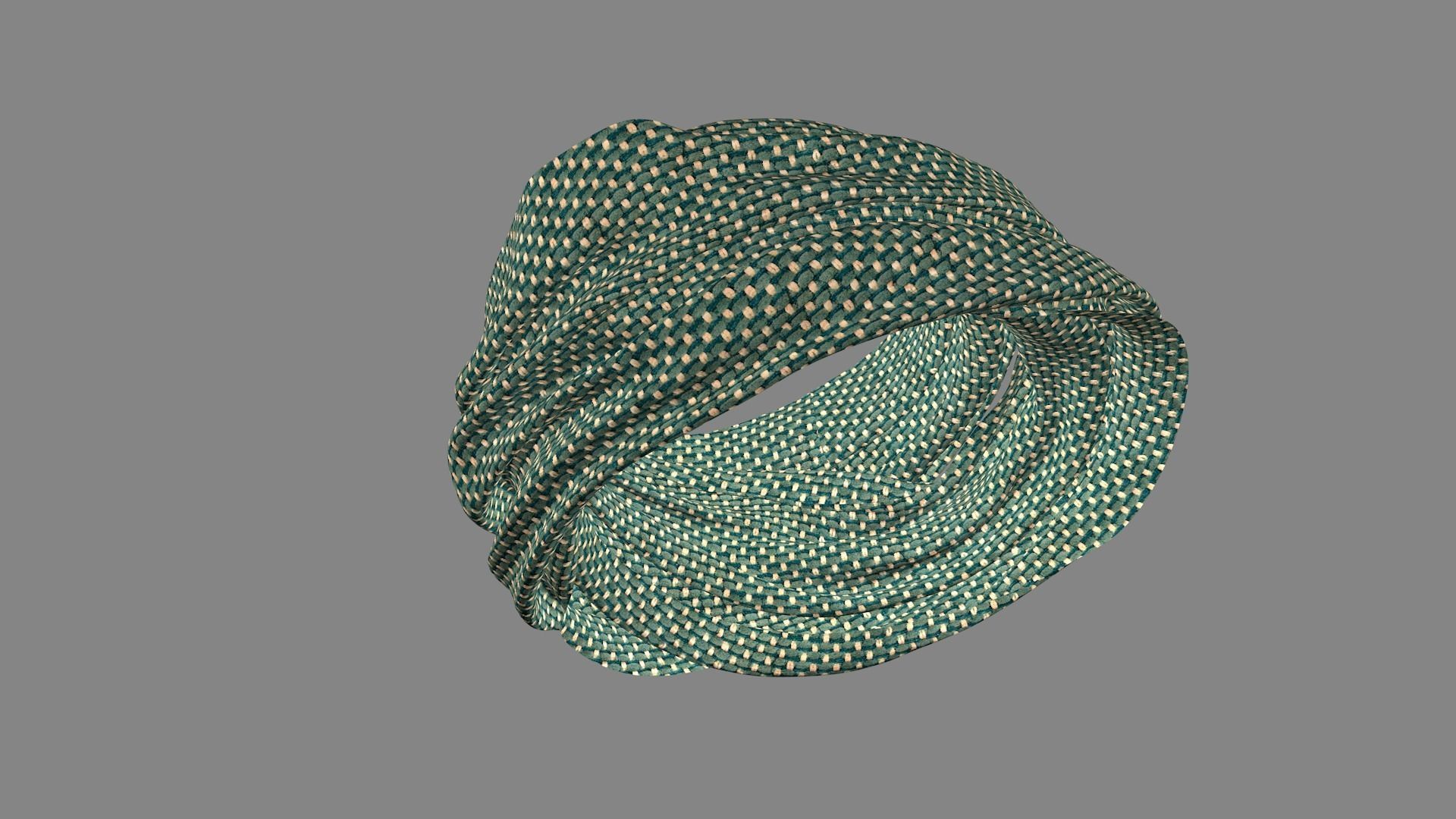Dress collars scarves and necklaces decorated 3d models 3D model_5