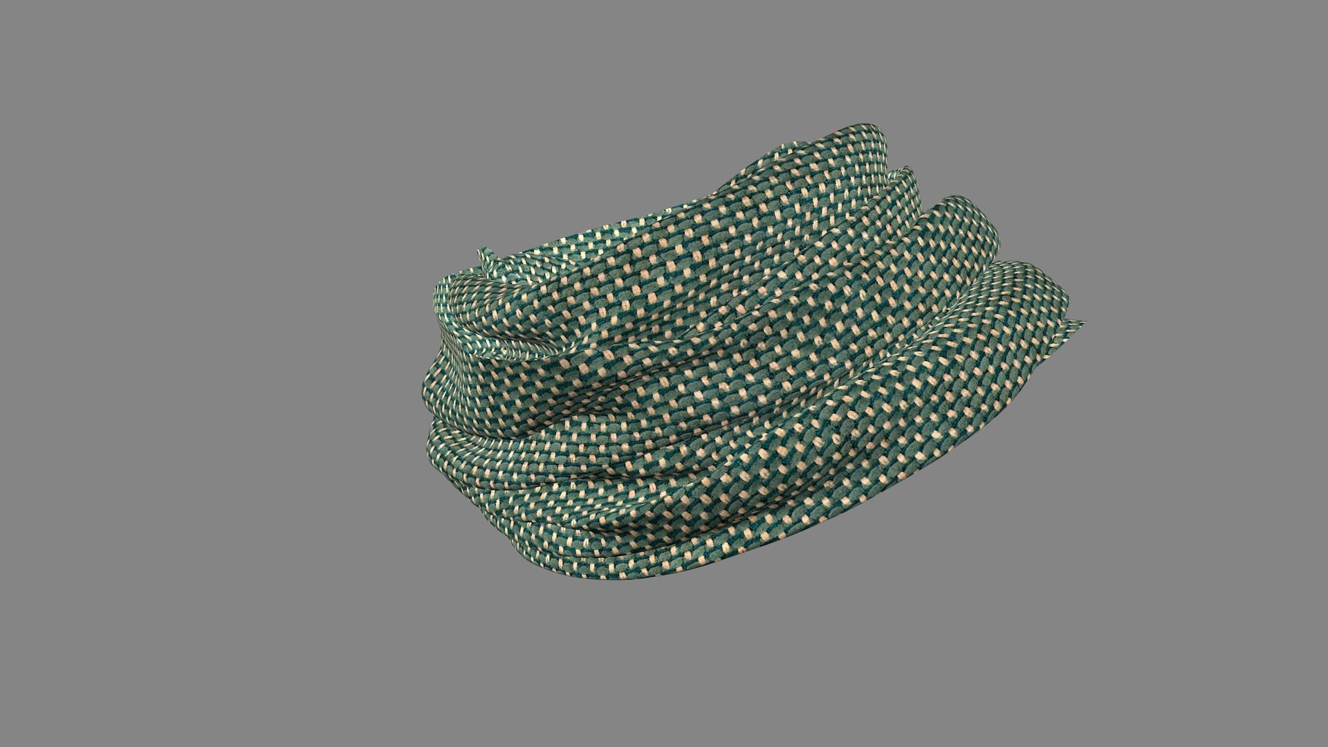 Dress collars scarves and necklaces decorated 3d models 3D model_4