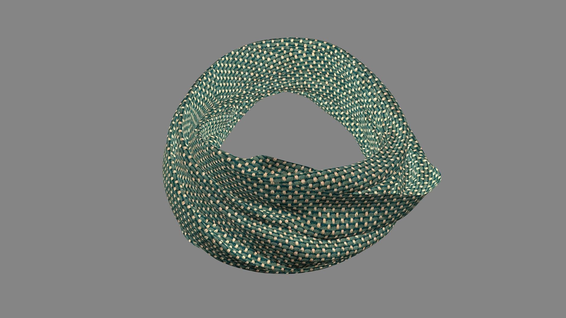 Dress collars scarves and necklaces decorated 3d models 3D model_3
